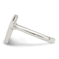 Sterling Silver Solid Cross Ring view 4