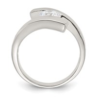 Sterling Silver CZ Ring view 2