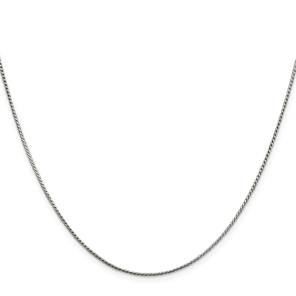 Sterling Silver 1mm Round Franco Chain (QRF050-16)