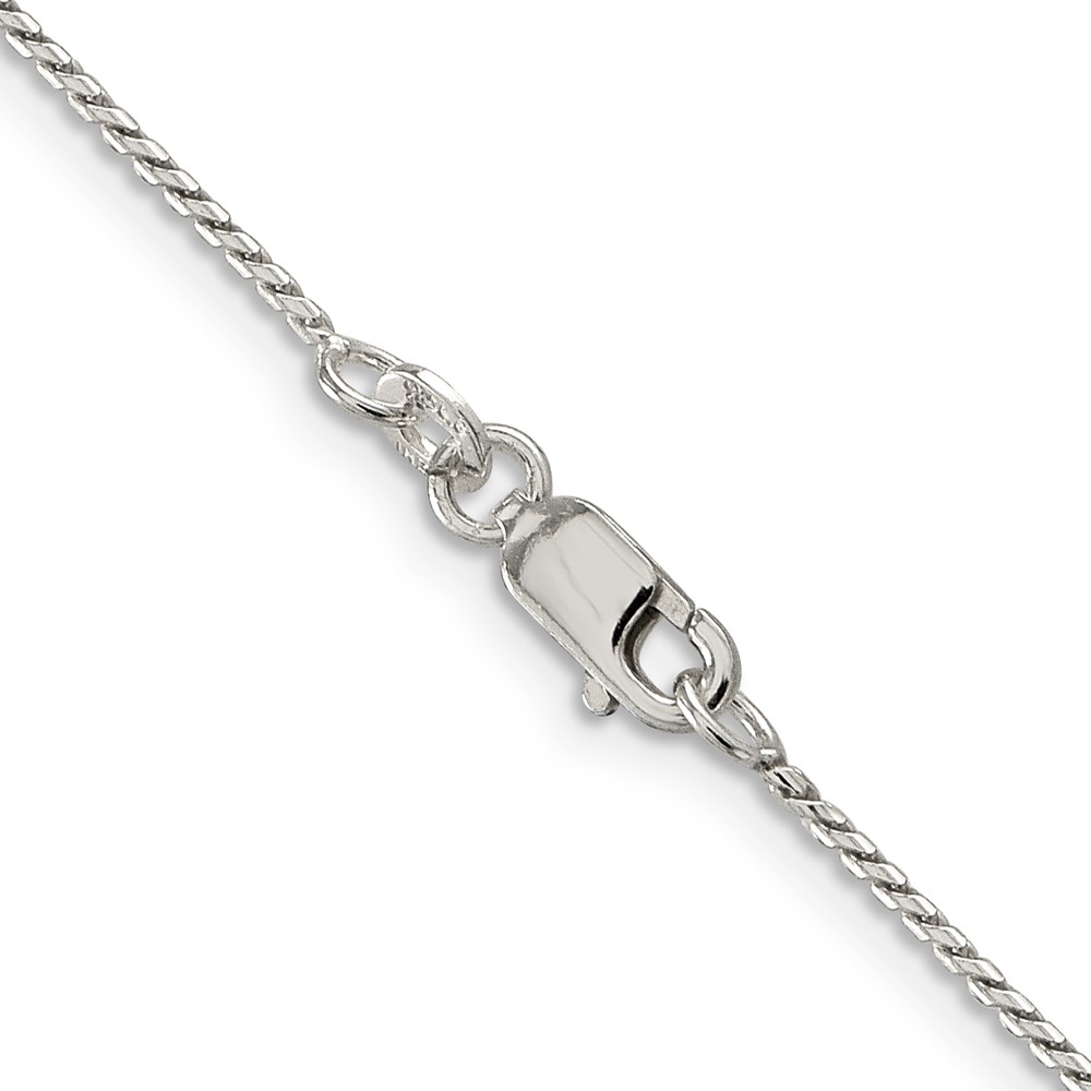 Sterling Silver 1mm Round Franco Chain (QRF050-16)