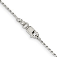 Sterling Silver 1mm Round Franco Chain view 3