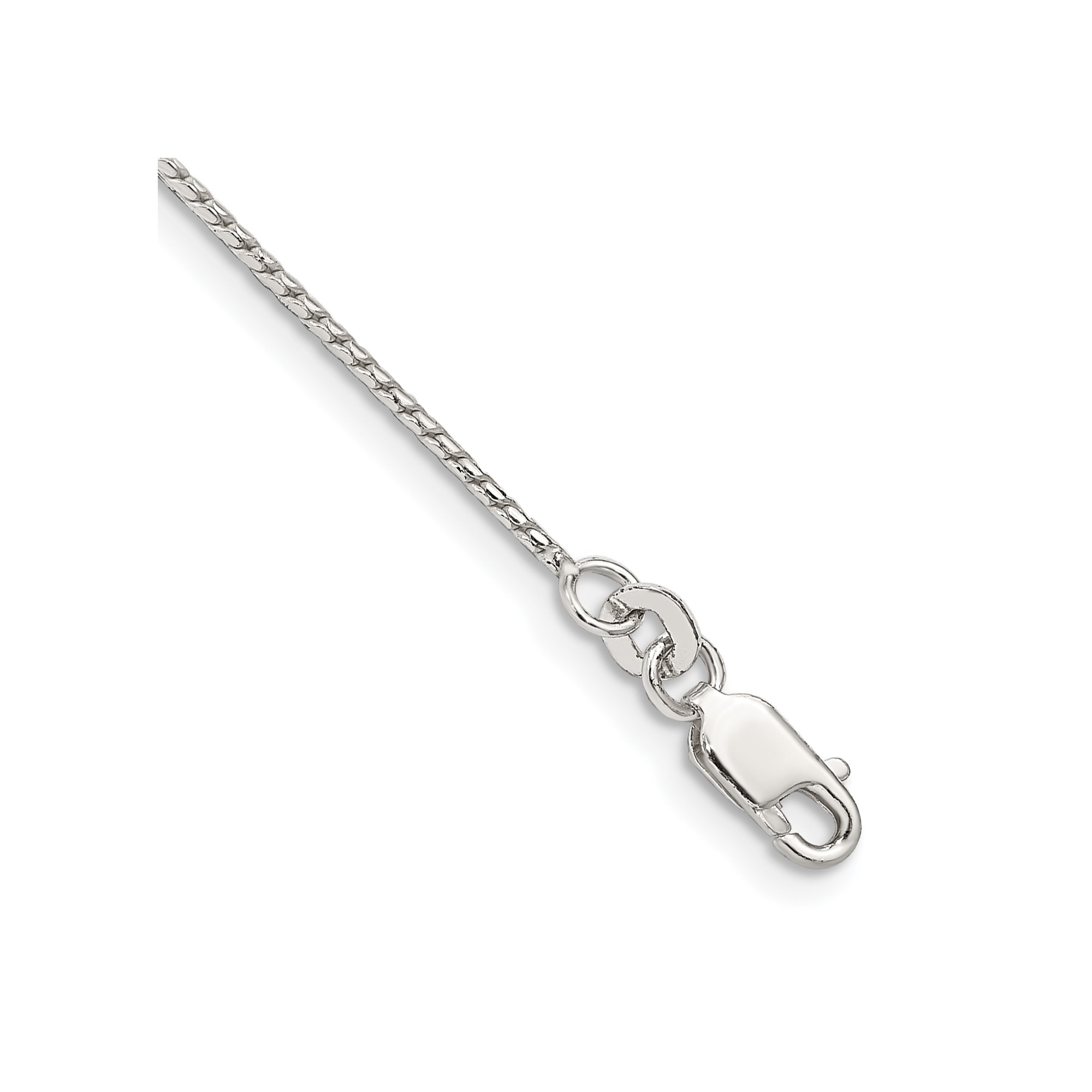 925 Sterling Silver 1-1.75mm Franco Chain Necklace 9-30 Inch Mens Womens