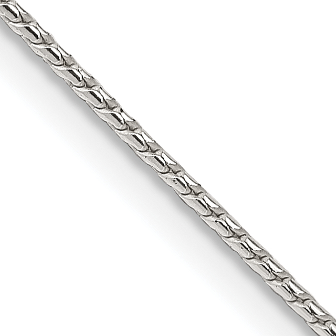 Sterling Silver 1mm Round Franco Chain (QRF050-16)