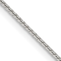 Sterling Silver 1mm Round Franco Chain view 1