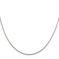 Sterling Silver 1.25mm Round Franco Chain view 2