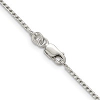 Sterling Silver 1.25mm Round Franco Chain view 3