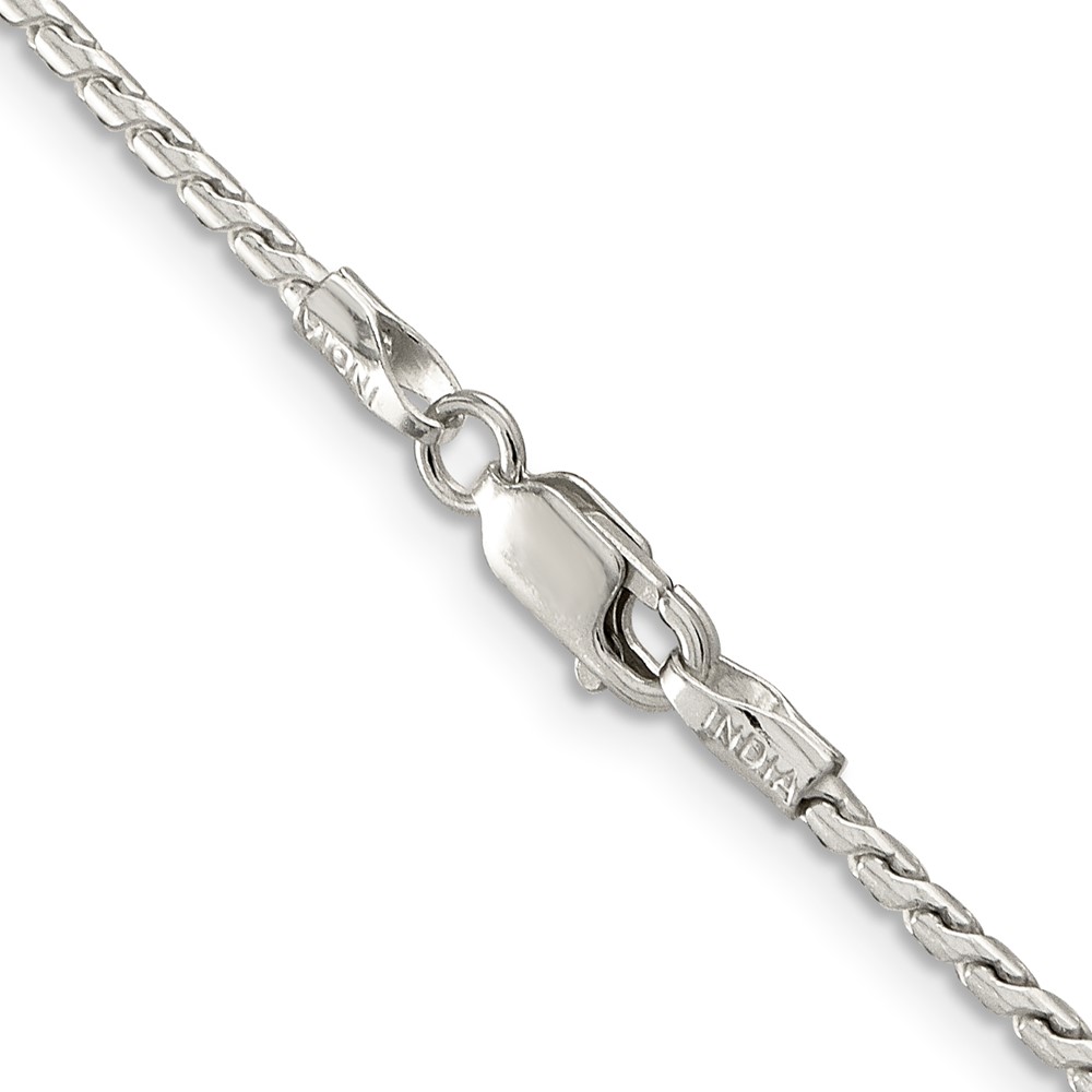 Sterling Silver 1.75mm Round Franco Chain (QRF080-22)