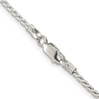Sterling Silver 1.75mm Round Franco Chain view 3