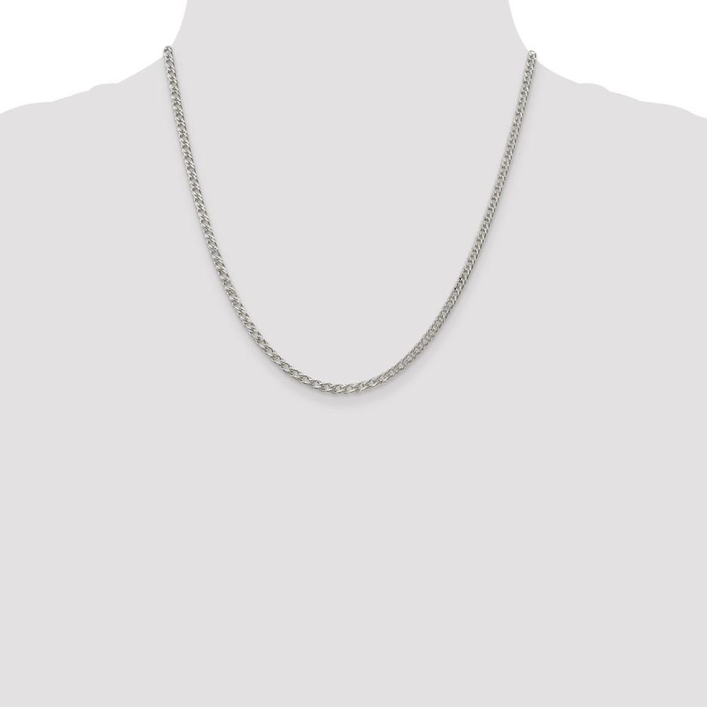 Sterling Silver 3.3mm Rambo Chain (QRM060-20)