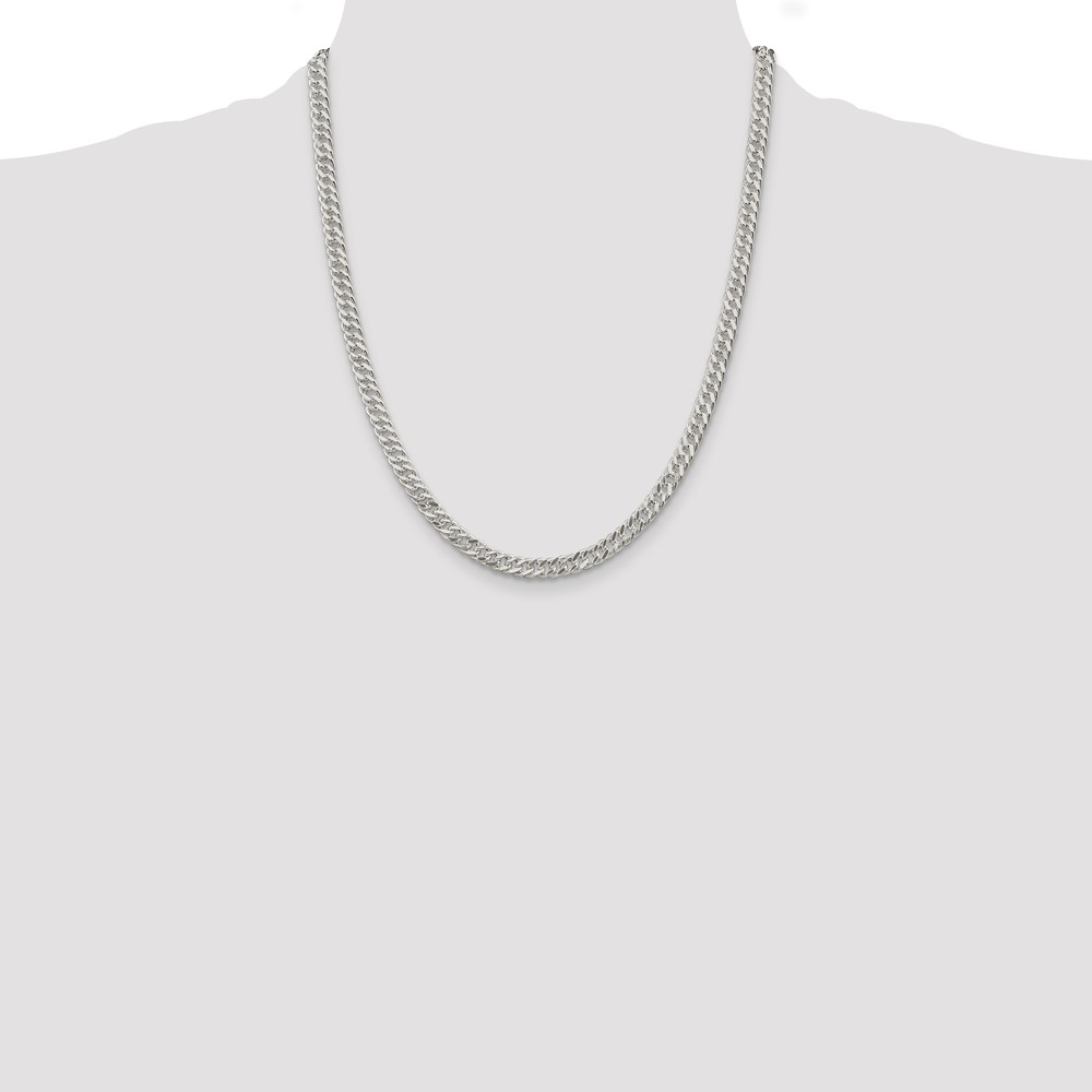Sterling Silver 5.5mm Rambo Chain (QRM100-22)