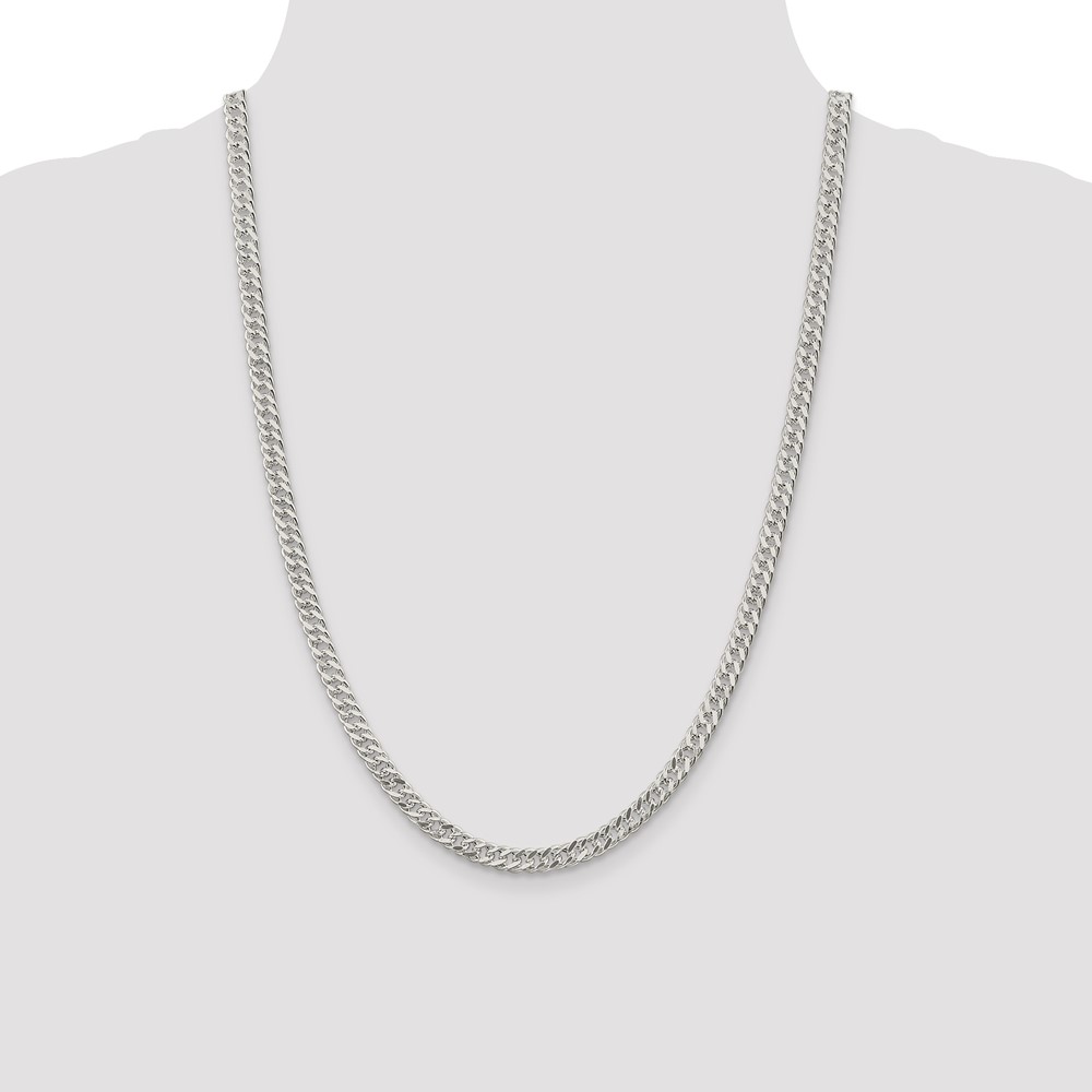 Sterling Silver 5.5mm Rambo Chain (QRM100-24)