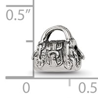 Sterling Silver Reflections Kids Handbag Bead view 5