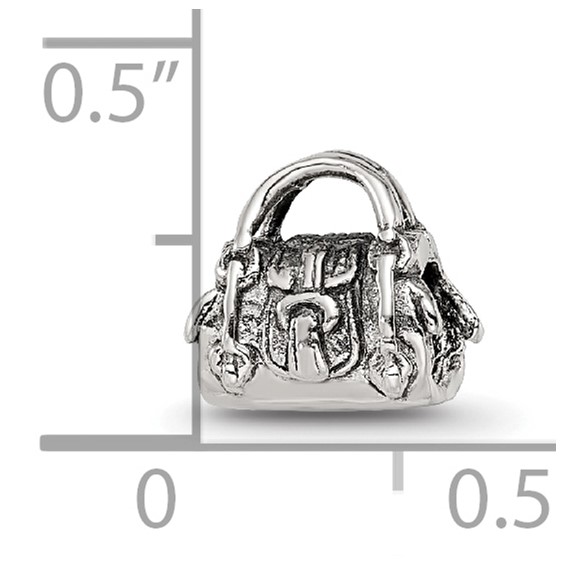 Sterling Silver Reflections Kids Handbag Bead