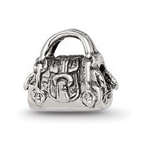 Sterling Silver Reflections Kids Handbag Bead view 1