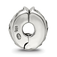 Sterling Silver Reflections Hinged Floral Clip Bead view 2