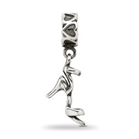 Sterling Silver Reflections High Heel Shoe Dangle Bead view 4