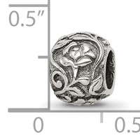 Sterling Silver Reflections Floral Bead view 4