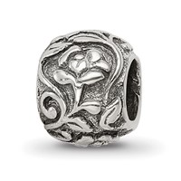 Sterling Silver Reflections Floral Bead view 1