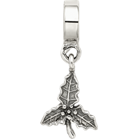 Sterling Silver Reflections Holly Leaf Dangle Bead view 3