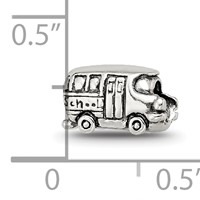 Sterling Silver Reflections Kids Bus Bead view 4