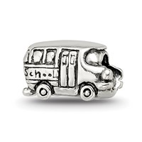 Sterling Silver Reflections Kids Bus Bead view 1