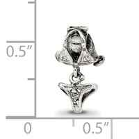 Sterling Silver Reflections Kids Swimsuit Dangle Bead view 4