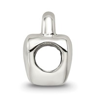 Sterling Silver Reflections Kids Heart Lock Bead view 2