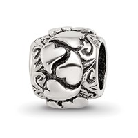 Sterling Silver Reflections Hearts Bead view 1