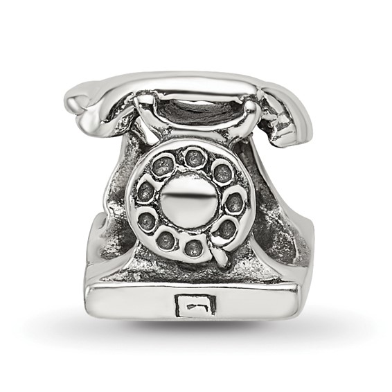 Sterling Silver Reflections Telephone Bead