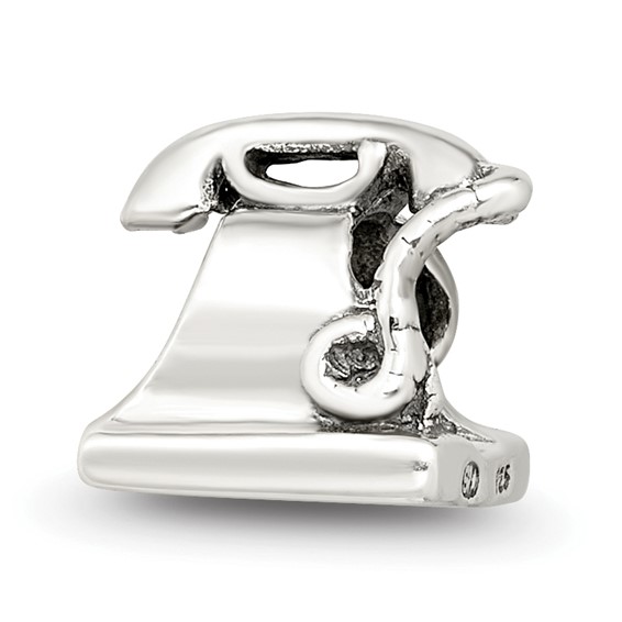 Sterling Silver Reflections Telephone Bead