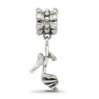 Sterling Silver Reflections High Heel Shoe Dangle Bead view 4