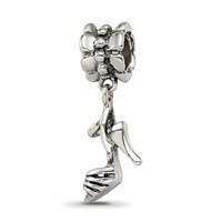 Sterling Silver Reflections High Heel Shoe Dangle Bead view 5