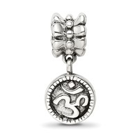 Sterling Silver Reflections Om Symbol Dangle Bead view 4