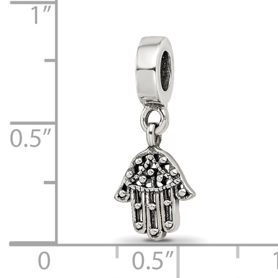 Sterling Silver Reflections Hamsa/Chamseh Dangle Bead