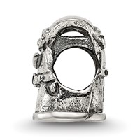 Sterling Silver Reflections Kids Overalls Bead view 2