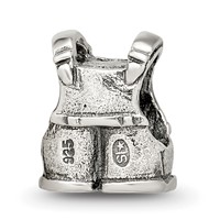 Sterling Silver Reflections Kids Overalls Bead view 5