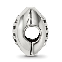 Sterling Silver Reflections Kids Football Bead view 2