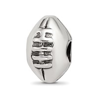 Sterling Silver Reflections Kids Football Bead view 1