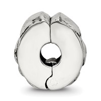 Sterling Silver Reflections Hinged Hearts Clip Bead view 2