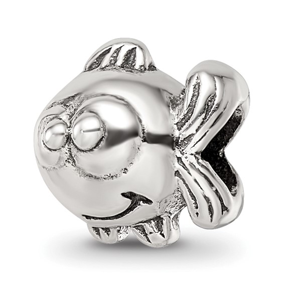 Sterling Silver Reflections Kids Fish Bead