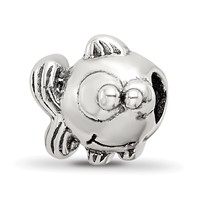 Sterling Silver Reflections Kids Fish Bead view 1