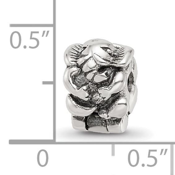 Sterling Silver Reflections Kids Elephant Clip Bead