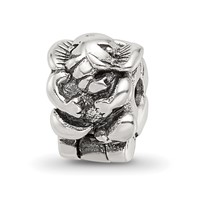 Sterling Silver Reflections Kids Elephant Clip Bead view 1