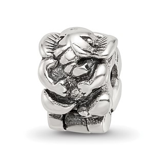 Sterling Silver Reflections Kids Elephant Clip Bead