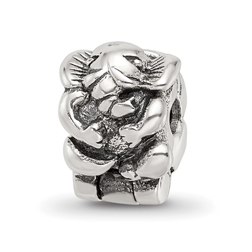 Sterling Silver Reflections Kids Elephant Clip Bead