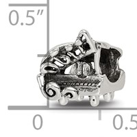 Sterling Silver Reflections Baby Grand Piano Bead view 5