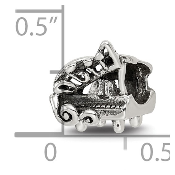 Sterling Silver Reflections Baby Grand Piano Bead