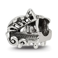 Sterling Silver Reflections Baby Grand Piano Bead view 1