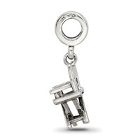 Sterling Silver Reflections Directors Chair Dangle Bead view 2