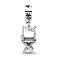 Sterling Silver Reflections Directors Chair Dangle Bead view 4